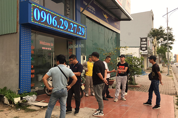 Trang trí led tòa nhà